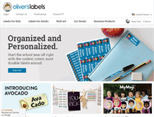 Tablet Screenshot of oliverslabels.com